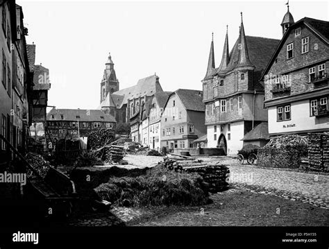 Marburg upper town Black and White Stock Photos & Images - Alamy