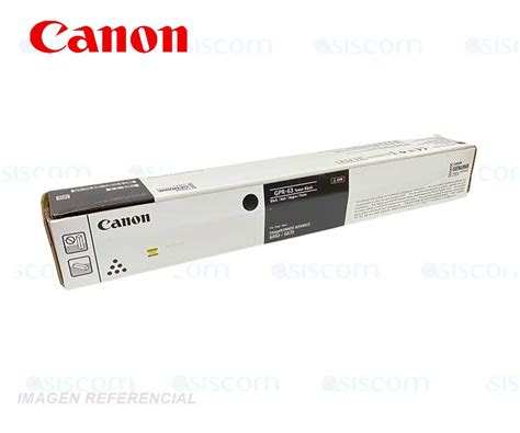 Cartucho De Toner CANON GPR 63 Negro Original 71 500pag