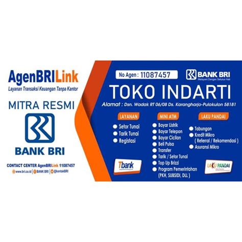 Jual Spanduk Atm Agen Brilink Banner Bri Link Berkualitas Shopee