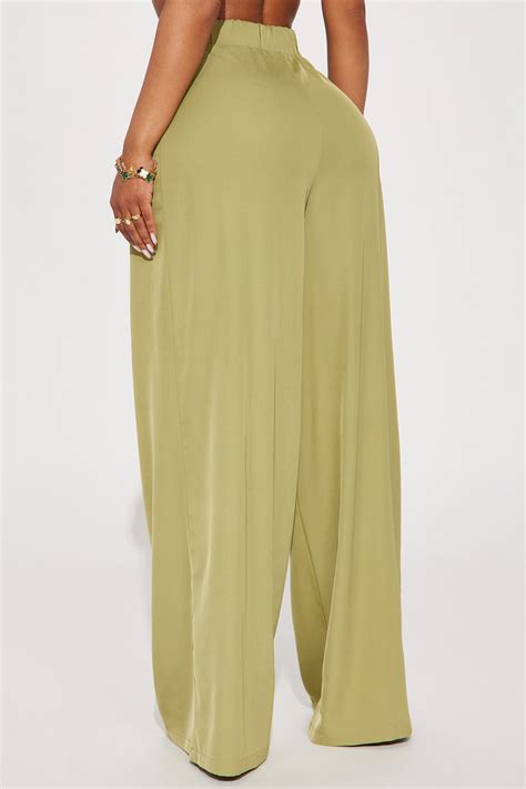 Stacy V Front Wide Leg Pant Sage Fashion Nova Pants Fashion Nova