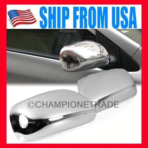 Find US Triple Chrome Rear View Side Mirror Cover Trims For Toyota