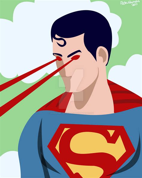 Heat Vision Superman by awesome-obviously on DeviantArt