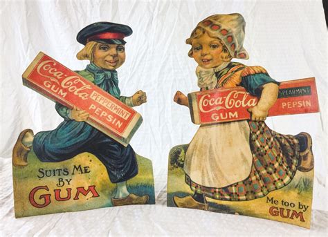 Solve Themes Vintage Ads Coca Cola Gum Dutch Boy And Girl Jigsaw