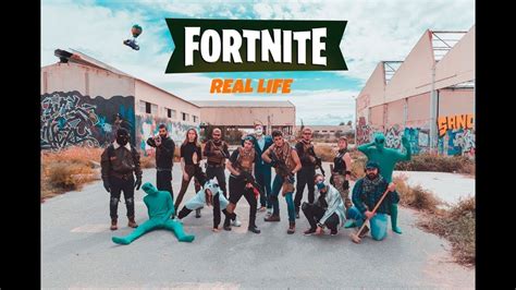 Fortnite En La Vida Real Increible El Final Youtube