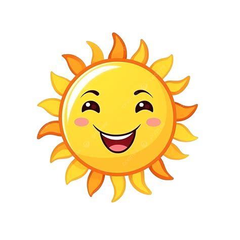 Groovy Sun Cartoon Characters Funny Happy Sun With Eyes And Smile