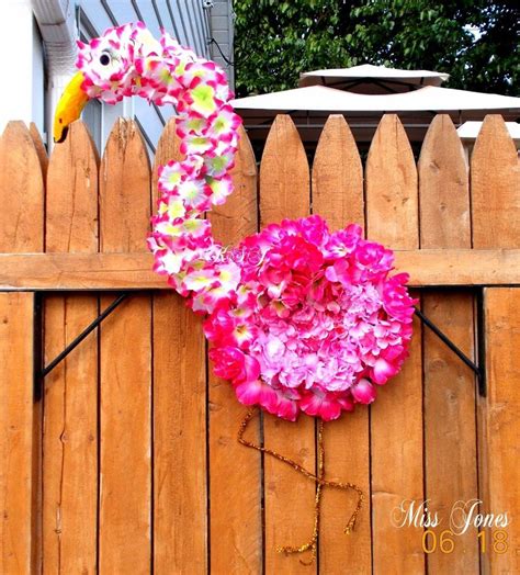 How To Make Peacock Swan And Flamingo Wreaths On A Budget Diy Wreath