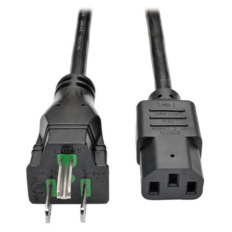 Compra Tripp Lite By Eaton Cable De Poder NEMA 5 15P C13 1 8m Negro