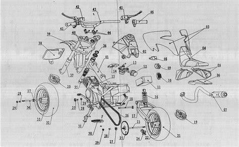 Dirt Bike Diagram Labeled Parts Book