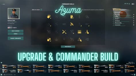 World Of Warships Azuma Upgrade Commander Build Youtube