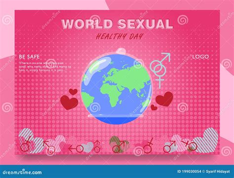 Poster For World Sexual Healthy Day Stock Vector Illustration Of