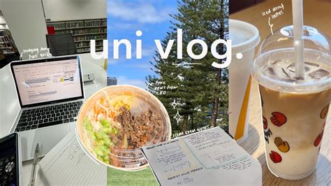 Uni Vlog Studying For Exams Midsem Break And Good Food YouTube