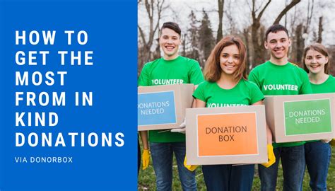 In Kind Donations 5 Ways Nonprofits Can Boost Their Impact