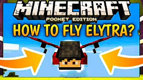 How To Fly Elytra In Minecraft Pocket Edition Minecraft Tutorial