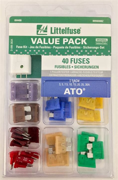 Littelfuse Ato Fuse Kit 40 Pc Canadian Tire