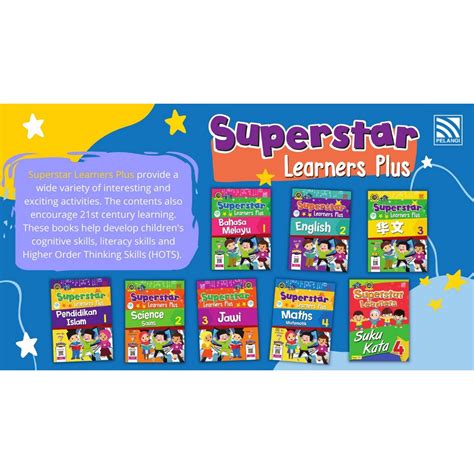 PELANGI Superstar Learners Plus Bahasa Melayu English Jawi