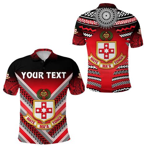 Aio Pride Custom Text Kolisi Tonga Polo Shirt Mate Ma A Tonga Creative