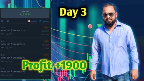 Day 3 Live Trading In Nifty 50 Option Trade And Booked Profit Youtube