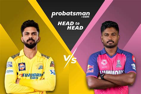 IPL 2024 Match 61 CSK Vs RR Head To Head Records Between Chennai