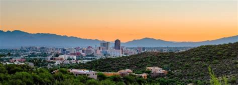 Premium Photo Aerial View Of Tucson Arizona Captivating K Skyline