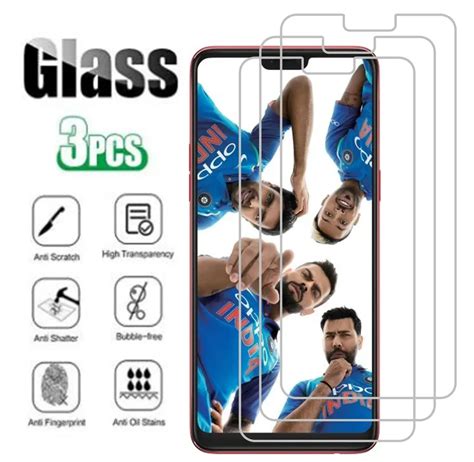 3Pcs Tempered Glass For OPPO F7 A37 A59 A83 A85 Screen Protector