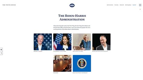 La Casa Blanca Pone Administraci N Biden Harris En Su Web Oficial