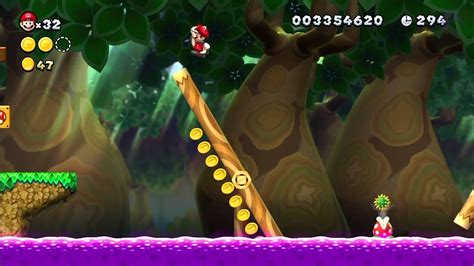 Soda Jungle Seesaw Bridge New Super Mario Bros Wii U Youtube