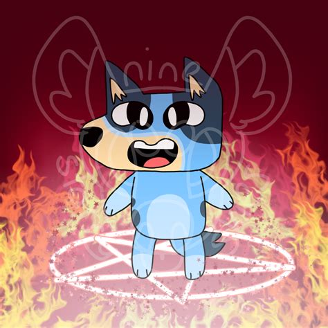 Oc Drew Bluey In Cult Of The Lamb Style Rbluey