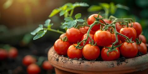 Premium Photo Urban Gardening Success Ripe Cherry Tomatoes Thriving