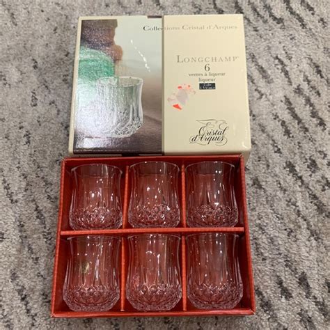 Longchamp Dining Cristal Darques Longchamp 6 Liqueur Cups 12 Oz In