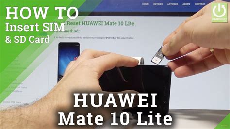 How To Insert Sim And Sd Card In Huawei Mate Lite Hardreset Info