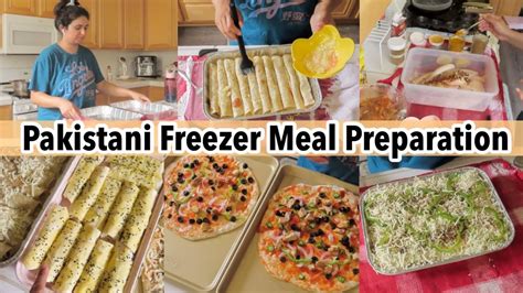 Pakistani Freezer Meal Preparation Lasagna Chicken Tikka Pizza Roll