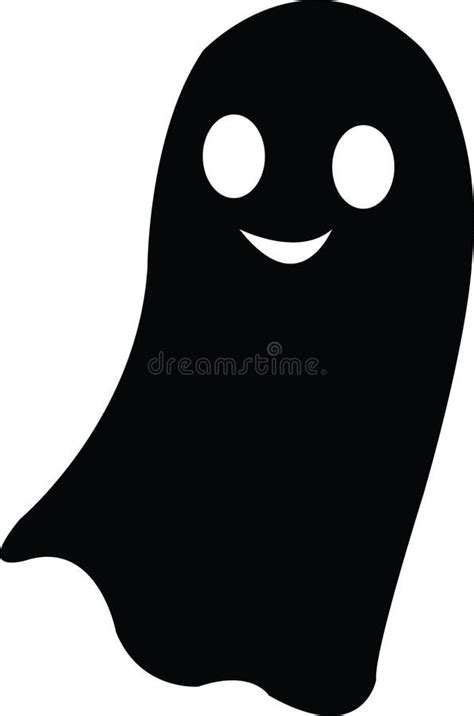 Ghosts Negro Halloween Imagen Con Archivo De Corte Vectorial Svg