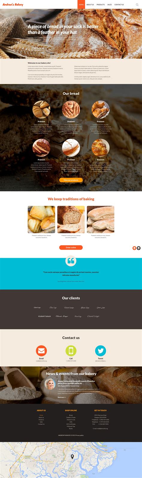 Best Bakery Website Templates