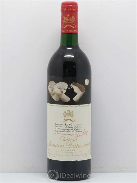 Buy Château Mouton Rothschild 1er Grand Cru Classé 1986 Lot 18241