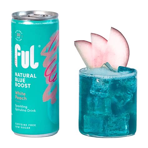 Ful Spirulina White Peach Drink 250ml