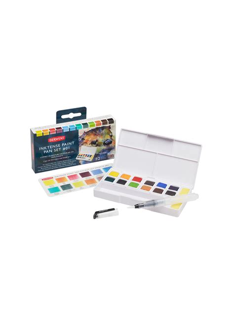 Tinta En Pastillas Derwent Inktense N Set Colores Carnero De Metal