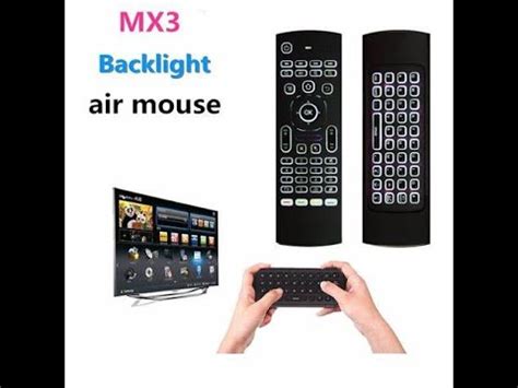 Review How To Use MX3 Air Mouse Control Samsung TV MX3 Keyboard