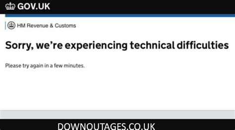 Hmrc Down Or Service Outage Check Current Outages And Problems