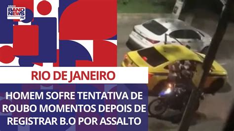 Homem Sofre Tentativa De Roubo No Rio Momentos Depois De Registrar