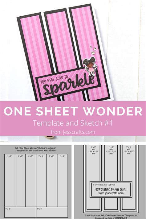 66 One Sheet Wonder Templates 1 And 2 Artofit