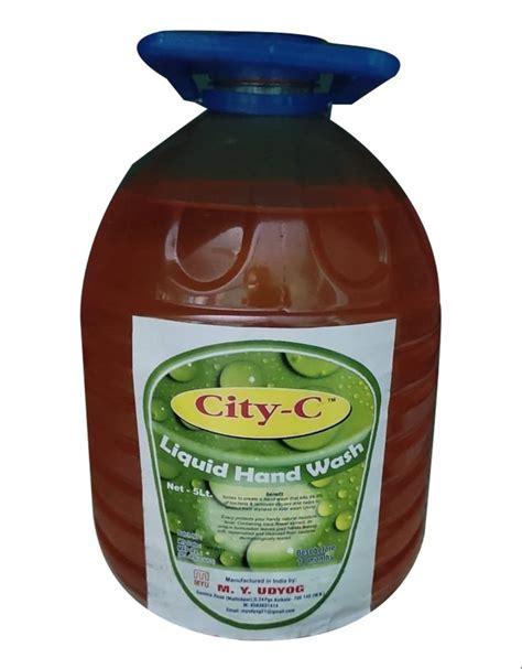 City C Liquid Hand Wash Packaging Type Can Packaging Size 5 Liter