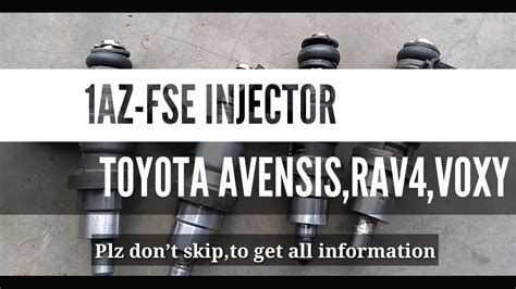 Toyota Avensis Rav 4 Voxy 1AZ Injector Fuel Injection YouTube