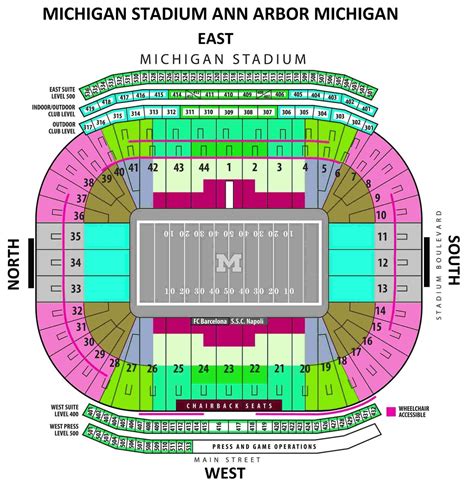 Michigan Stadium Seating Plan, Ticket Price, Booking, Parking Map