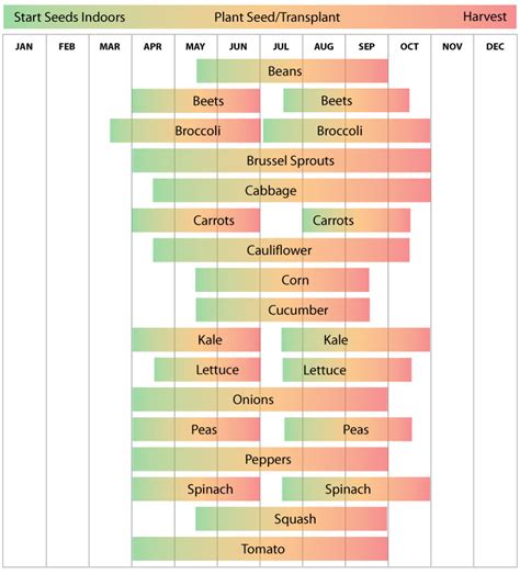 Putnam County Master Gardeners Tennessee Vegetable Planting Calendar