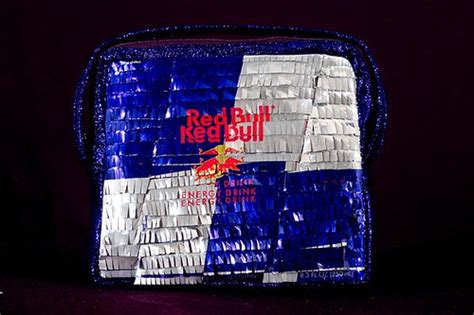 Red Bull Bag Evening Bag Made From Red Bull Cans My Sewin Flickr