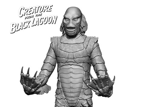 Creature From Black Lagoon 3D Model 50 Ztl Free3D