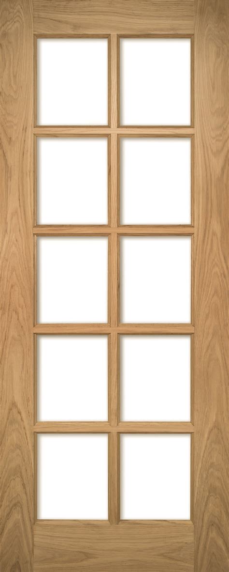 Bristol 10 Light Glazed Oak Internal Doors At Express Doors Direct