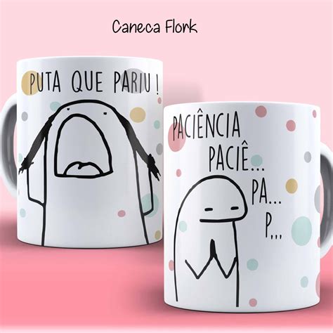 Caneca Personalizada FLORK MEME Shopee Brasil