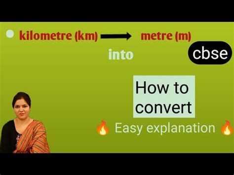 Convert Kilometer Km Into Meter M How To Convert Km Into M Km