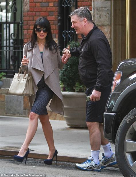 Pregnant Hilaria Baldwin Holds Husband Alecs Hand As She Steps Out In